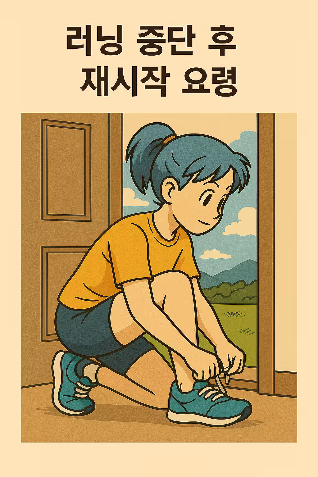 러닝 중단 후 재시작 요령