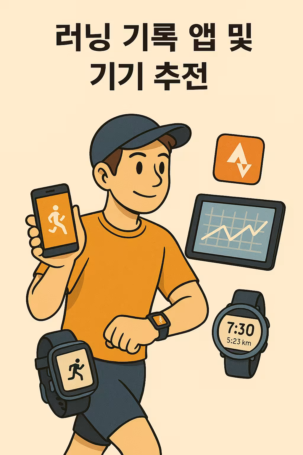 러닝 기록 앱 및 기기 추천