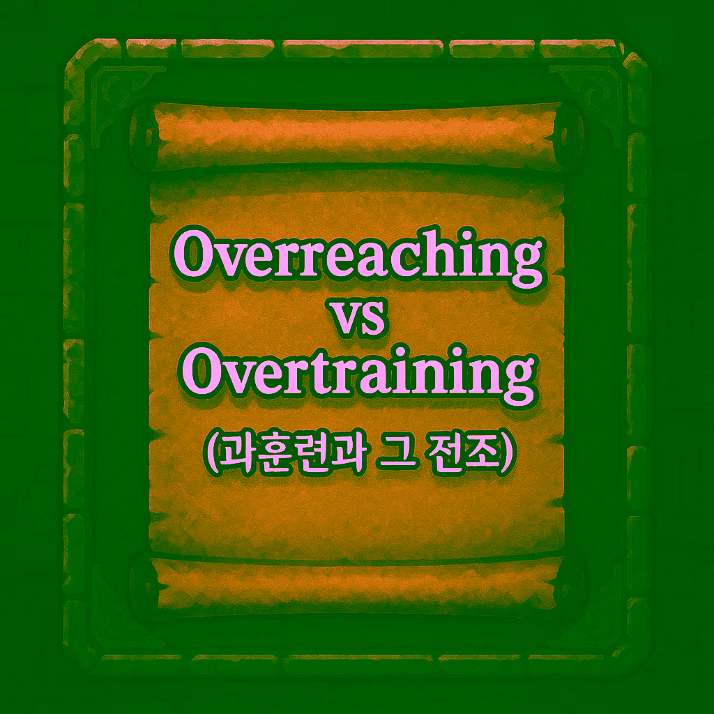 06. Overreaching vs Overtraining (과훈련과 그 전조)